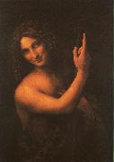  Leonardo  Da Vinci Saint John the Baptist oil